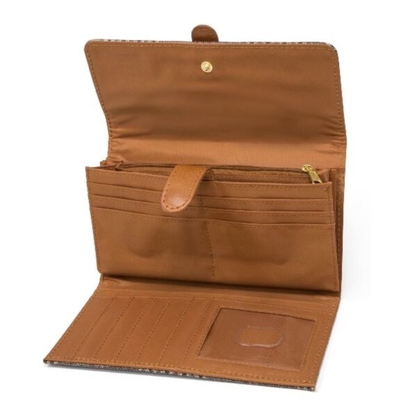 Plaid Wallet with RFID Protection - Picture 3 of 4